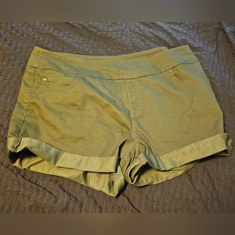 Green shorts